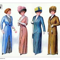 1912-dresses-skirt-suits-with-hats