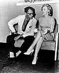 Marilyn Monroe and Arthur Miller in 1957