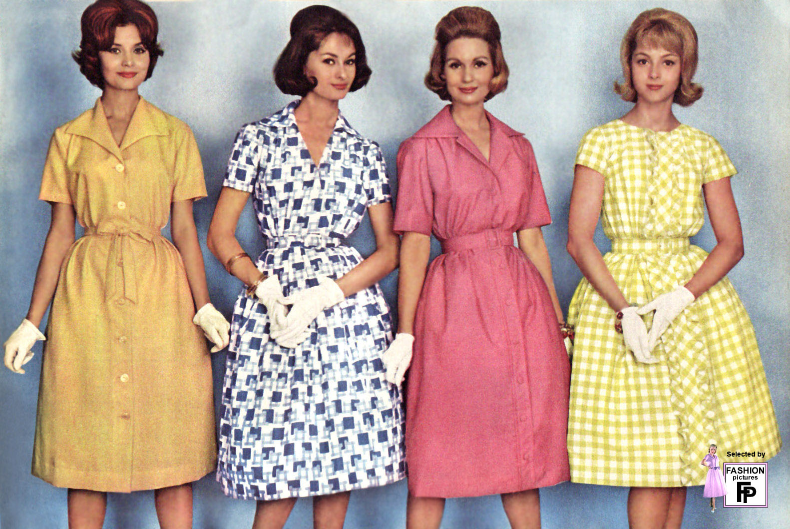 Повседневные платья 60 годы