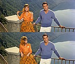 Gina Lollobrigida and Rock Hudson 1961